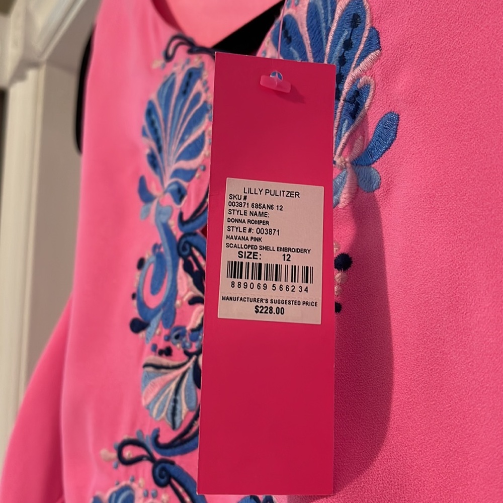 Lilly Pulitzer Donna skort  / dress romper size 12 new with tags. - Picture 8 of 8